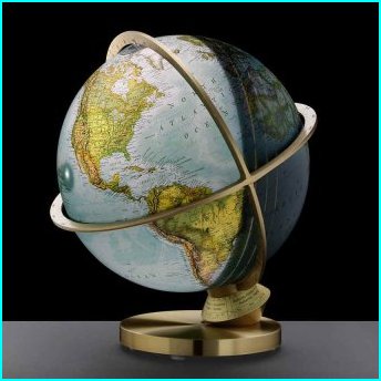 Un globe terrestre