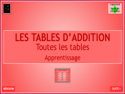 Tables d'addition (2)