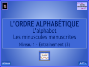 L'ordre alphabétique (3)
