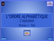 L'ordre alphabétique - Questionnaire (1)