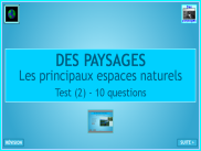 Géographie : Paysages de la Terre - Questionnaire (2)