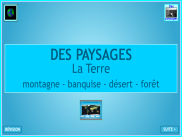 Géographie : Paysages de la Terre