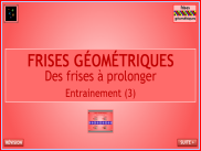 Repérage : Prolonger des frises (3)