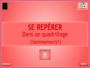 Repérage : se déplacer sur un quadrillage (1)