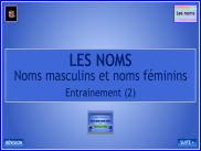 Grammaire - Les noms : Le genre des noms (2)