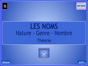 Grammaire - Les noms : Théorie