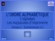 Orthographe - L'ordre alphabétique (1)