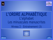 Orthographe - L'ordre alphabétique (3)