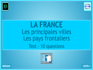 Géographie : Les villes de France et les pays frontaliers