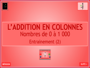 Calculer : L'addition en colonnes - Nombres de 0 à 1 000 (2)
