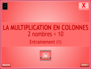 Calcul : La multiplication en colonnes (1)