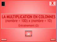 Calcul : La multiplication en colonnes (2)
