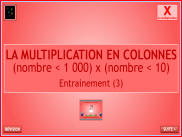 Calcul : La multiplication en colonnes (3)