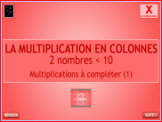 Calcul : La multiplication en colonnes (4)