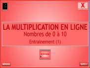 Calcul : La multiplication en ligne (4)
