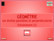Géométrie : Les droites - Entraînement (2)