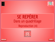Géométrie : Repérage - Reproduire avec un quadrillage (4)