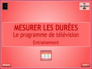 Mesures - Mesurer les durées : Le programme TV
