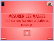 Mesures - Mesurer les masses - Utiliser une balance - Théorie (01)