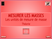 Mesures - Mesurer les masses - Théorie (02)