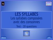 Les syllabes : Questionnaire (2)