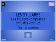 Les syllabes : Questionnaire (3)