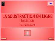Calculer : La soustraction en ligne - Initiation