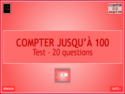 Compter jusqu'à 100 : Questionnaire (1)