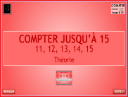 Compter jusqu'à 20 : Théorie (1)