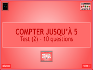Compter jusqu'à 5 : Entrainement (6)