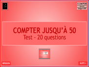 Compter jusqu'à 50 : Questionnaire (1)