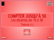 Compter jusqu'à 50 : Théorie (1)