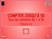 Compter jusqu'à 50 : Théorie (2)