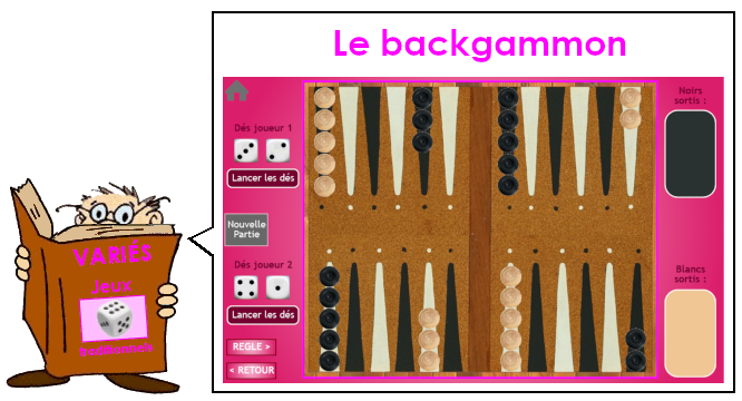 Soutien67 : Jeux traditionnels - Les backgammon