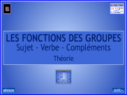 Grammaire - Les groupes dans la phrase - Théorie