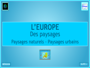 Géographie : Des paysages de l'Europe