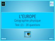 Géographie - Questionnaire : géographie physique de l'Europe