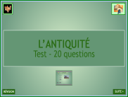 L'Antiquité : Questionnaire