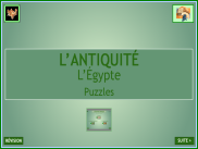 L'Antiquité : l'Égypte antique - Puzzles