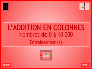 Calculer : l'addition en colonnes - Nombres de 0 à 1 000 (1)