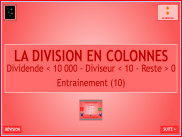La division en colonnes - Entrainement (10)
