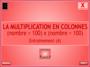 Calcul : La multiplication en colonnes (7)