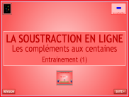 Calculer : La soustraction en ligne - Nombres de 0 à 1 000 (1)