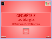 Géométrie : Les triangles (Théorie)