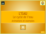 Sciences - Le cycle de l'eau : animations