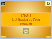 Sciences - L'utilisation de l'eau : documents