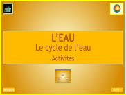 Sciences - Le cycle de l'eau : puzzles