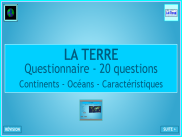 La Terre : Questionnaire