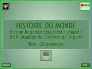 Histoire de monde : les dates essentielles (Test)