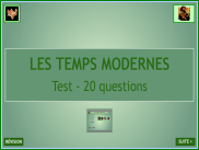 Les Temps Modernes : Questionnaire